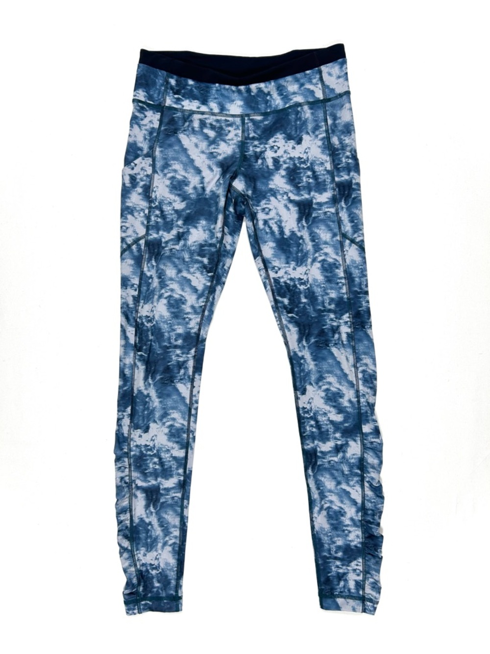 Lululemon Speed Tight III *All‎ Full-On Luxtreme Women’s 8 Faded Tie Dye Blue